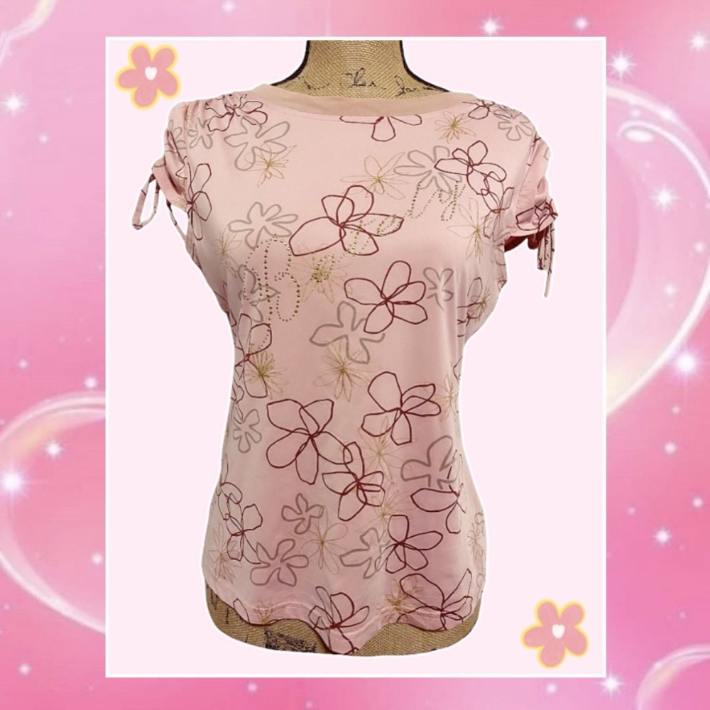 Vintage Y2k Flower Top